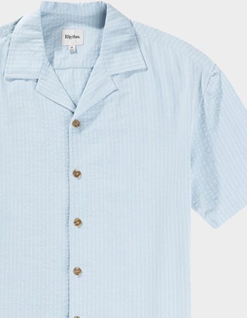 RHYTHM Relaxed Check Mens Button Up Shirt Alternative Image