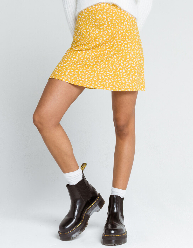 SKY AND SPARROW Floral Skater Skirt image number 3