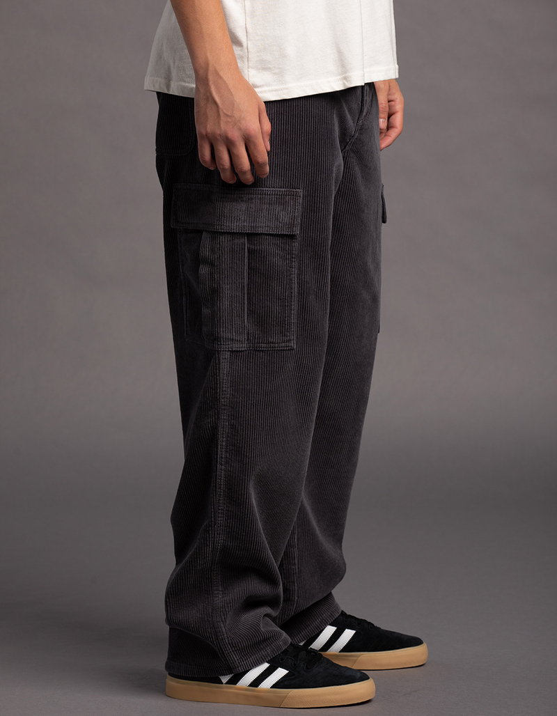 RSQ Mens Loose Corduroy Cargo Pants image number 2