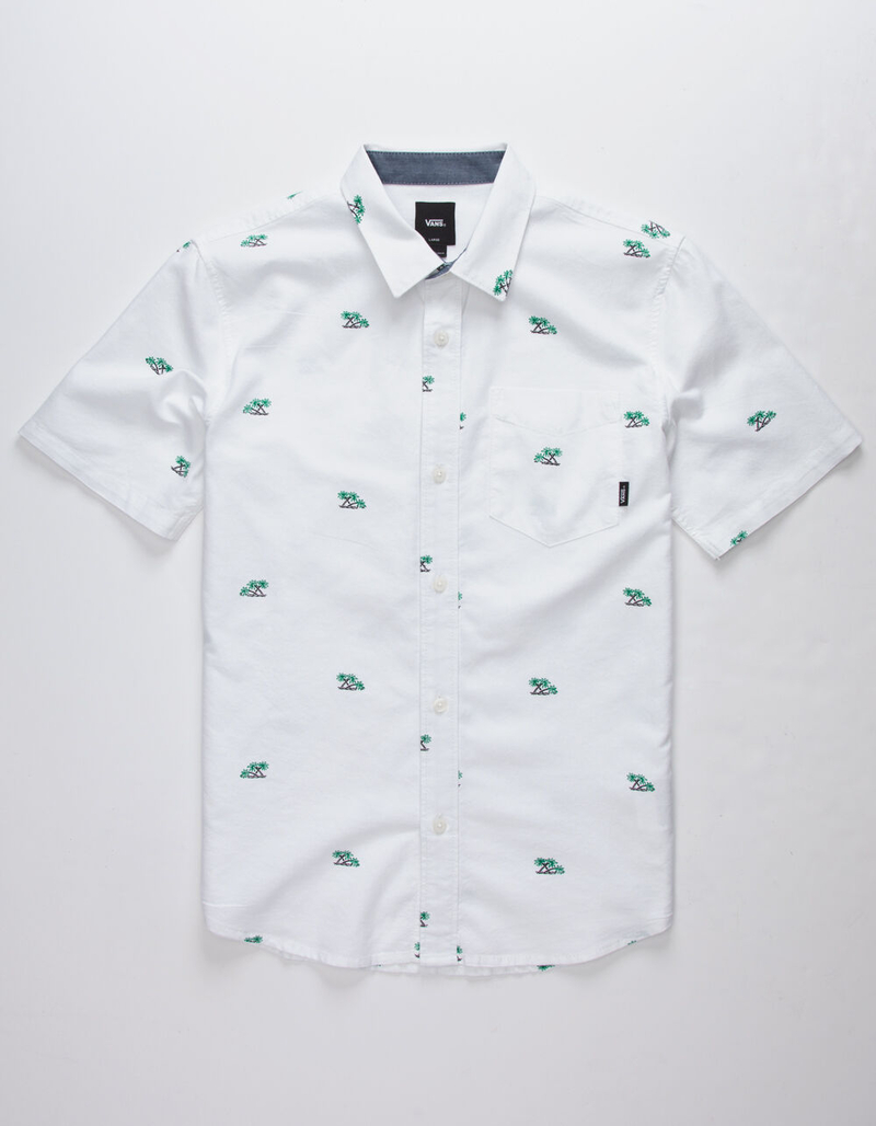 VANS Houser White Boys Shirt image number 0