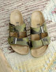 BIRKENSTOCK Arizona Womens Desert Soil Camo Green Slide Sandals image number 5