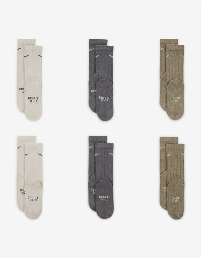 NIKE Dri-FIT 6 Pack Little Kids Crew Socks image number 2