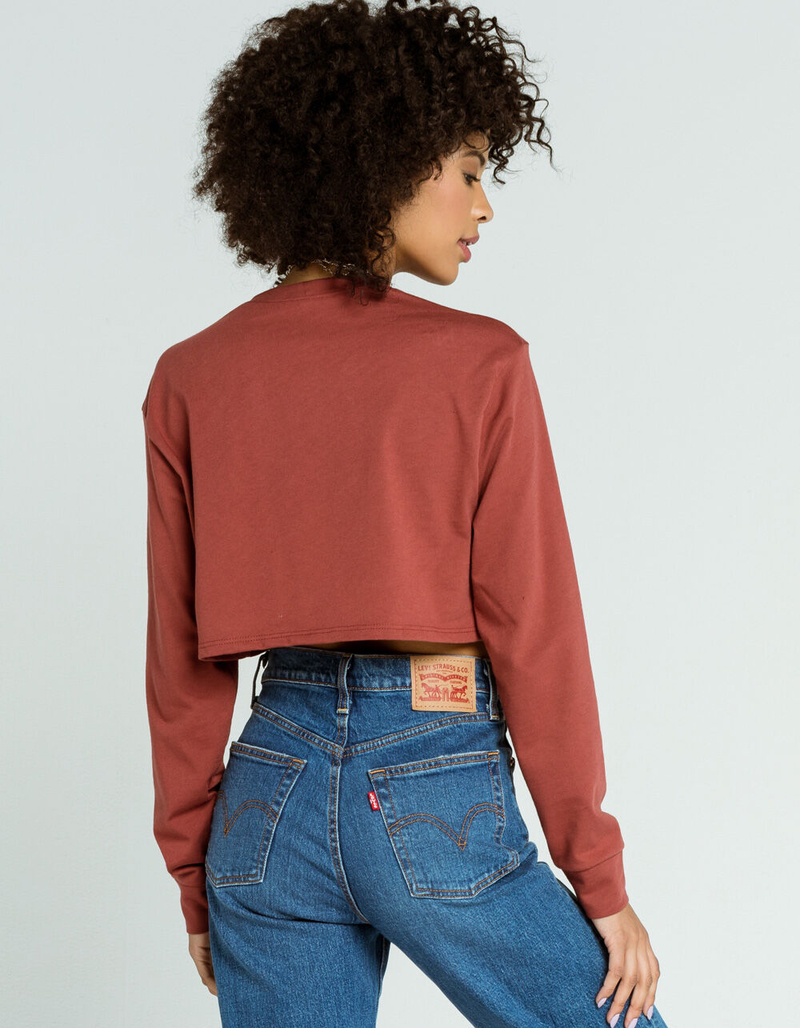 FULL TILT Twin Peaks Womens Crop Tee image number 2