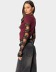 EDIKTED Layered Lace Sleeve Tee image number 5