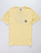 VISSLA Simons Light Yellow Mens Pocket Tee image number 2