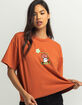 OBEY Mushroom Flower Womens Crop Tee image number 1