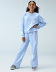 FULL TILT Star Puff Girls Wide Leg Sweatpants image number 1