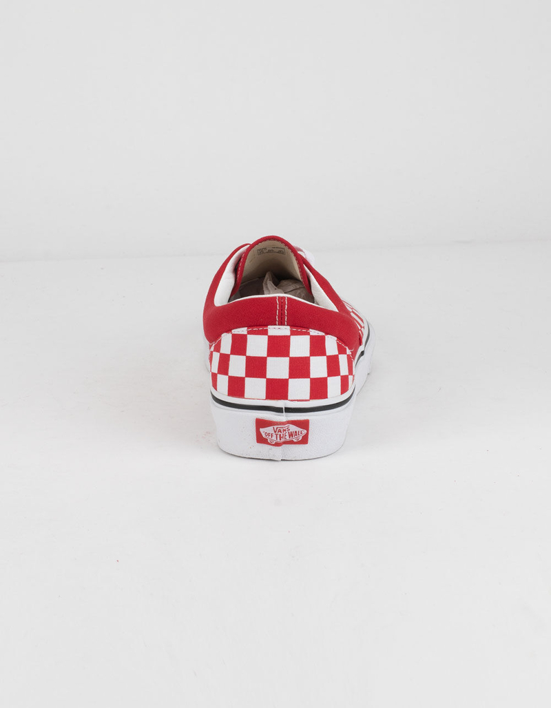 VANS Checkerboard Era Racing Red Shoes image number 4