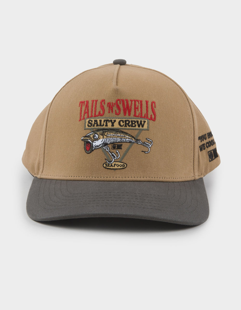 SALTY CREW Tails 'n' Swells 5 Panel Strapback Hat image number 1