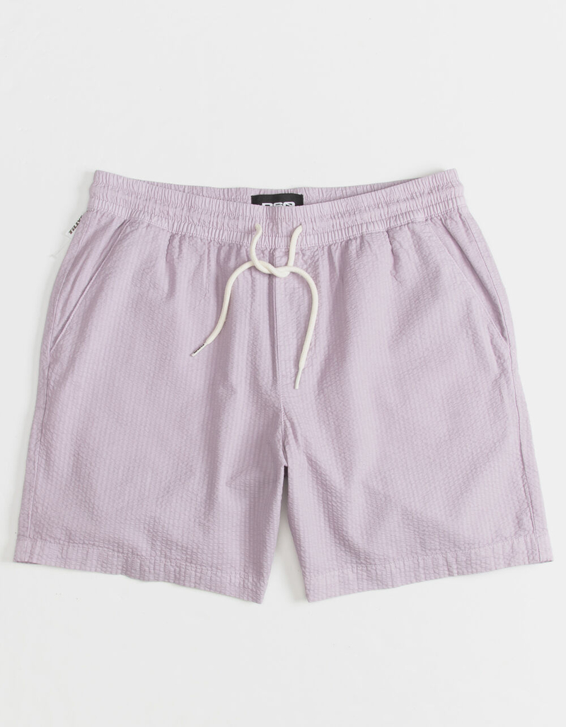 RSQ Mens Seersucker Pull On Shorts image number 1