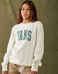 VANS Crest Girls Crewneck Sweatshirt image number 3