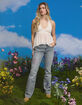 WEST OF MELROSE Womens Rhinestone Bootcut Jeans image number 1