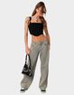 EDIKTED Magda Low Rise Acid Wash Jeans image number 5
