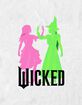 WICKED Glinda And Elphaba Silhouette Unisex Tee image number 2