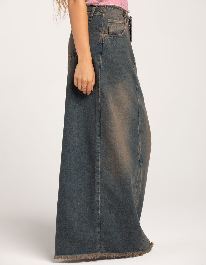 BDG Urban Outfitters Frankie Womens Maxi Denim Skirt image number 2