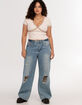 RSQ Wide Leg Womens Jeans image number 1