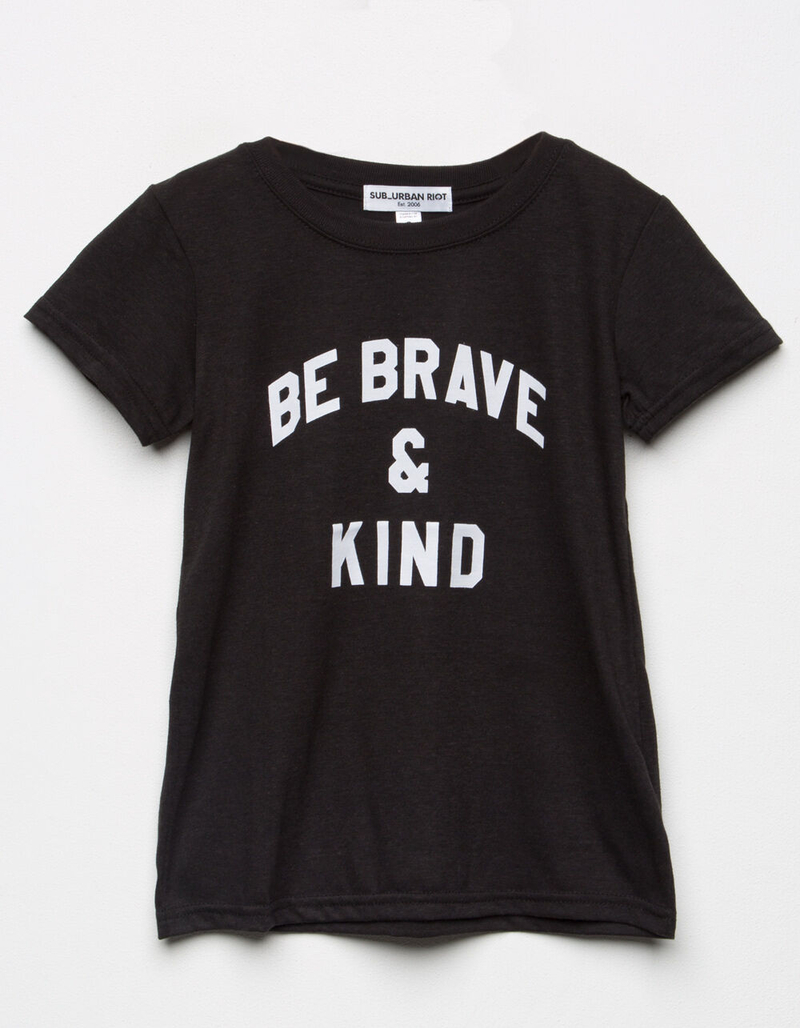 SUB_URBAN RIOT Be Brave & Kind Girls T-Shirt image number 0