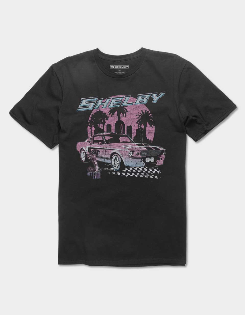SHELBY COBRA Sunset Distressed Unisex Tee image number 0