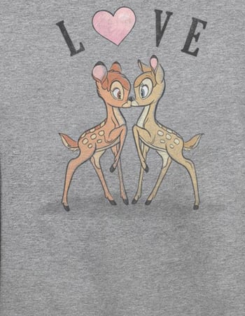 DISNEY Bambi Love Unisex Crewneck Sweatshirt Alternative Image