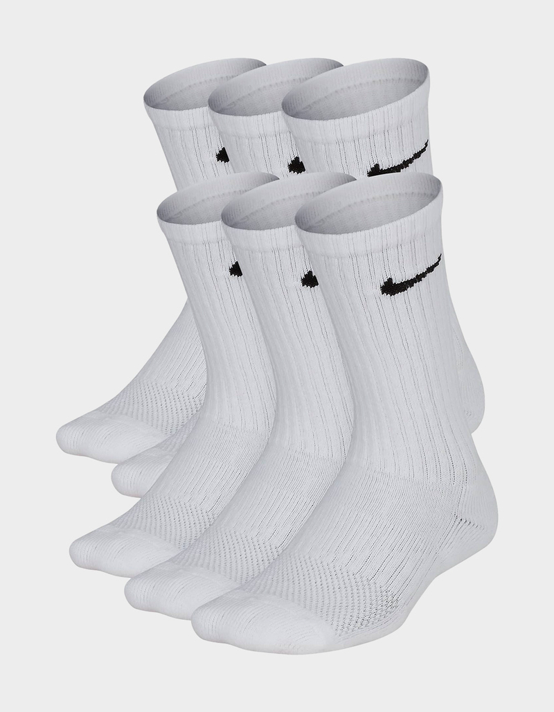 NIKE Everyday 6 Pack Kids Cushioned Crew Socks image number 0