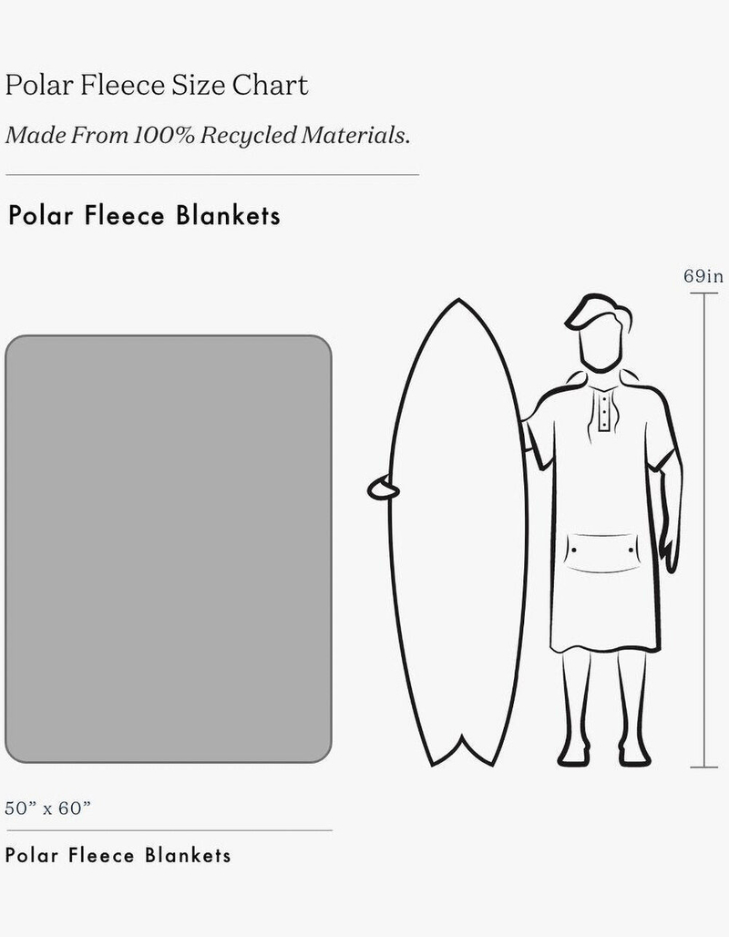 SLOWTIDE Cecilia Fleece Blanket image number 4