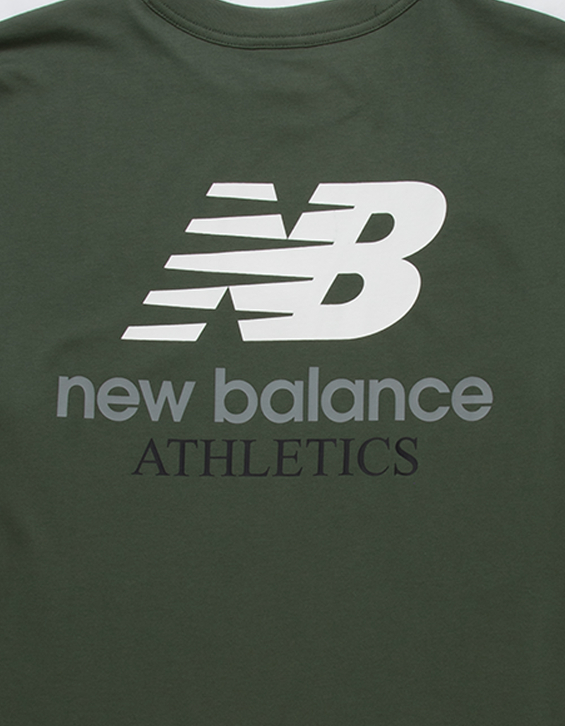 NEW BALANCE Athletics Logo Mens Tee image number 2