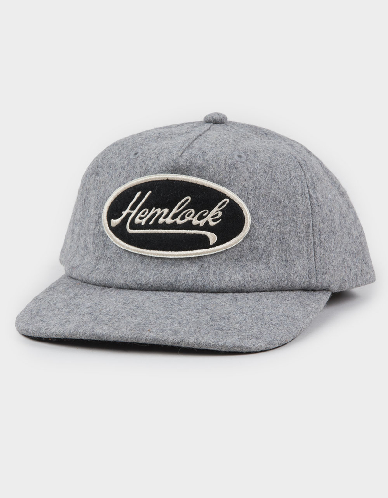 HEMLOCK HAT CO. Lynwood 5 Panel Strapback Hat image number 0