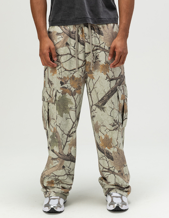 RSQ Mens Baggy Cargo Sweatpants Alternative Image
