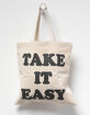 Take It Easy Tote Bag image number 1