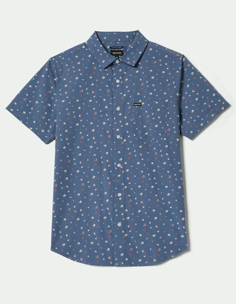 BRIXTON Charter Print Mens Button Up Shirt image number 0