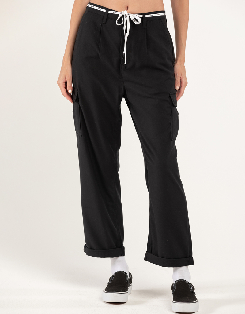 VANS Womens Shoe Lace Cargo Pants BLACK Tillys