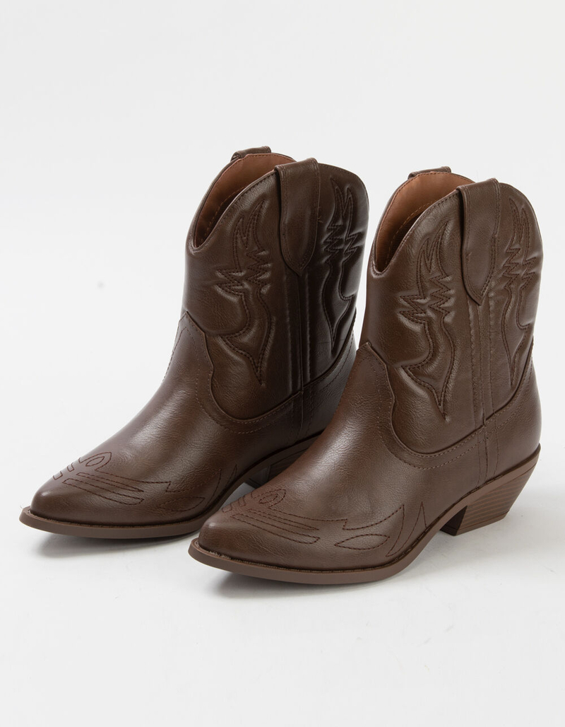 SODA Womens Short Western Boots image number 0