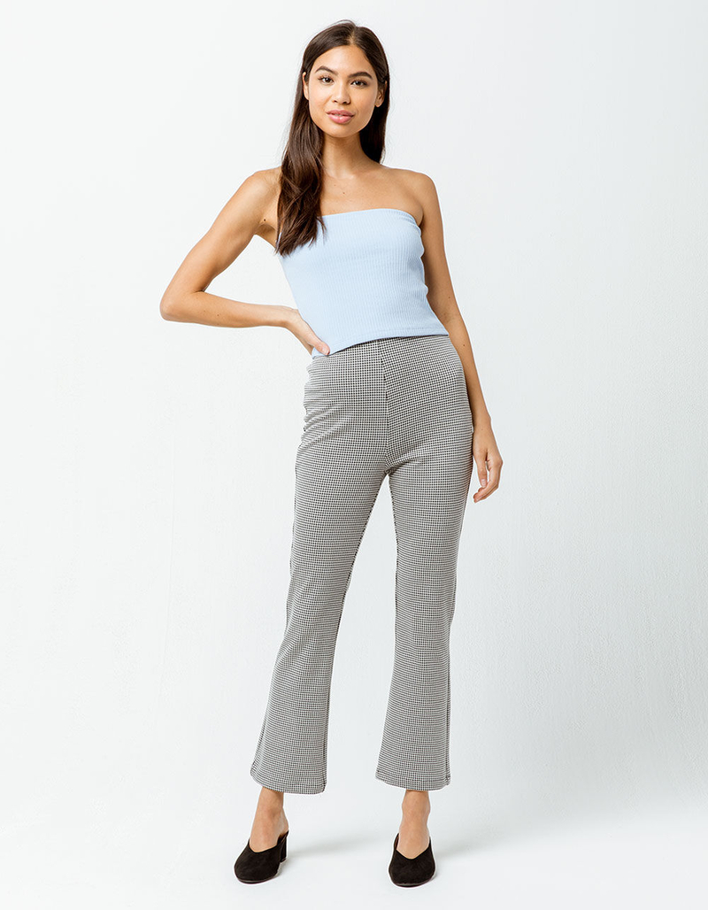 FULL TILT Ribbed Light Blue Womens Tube Top image number 3