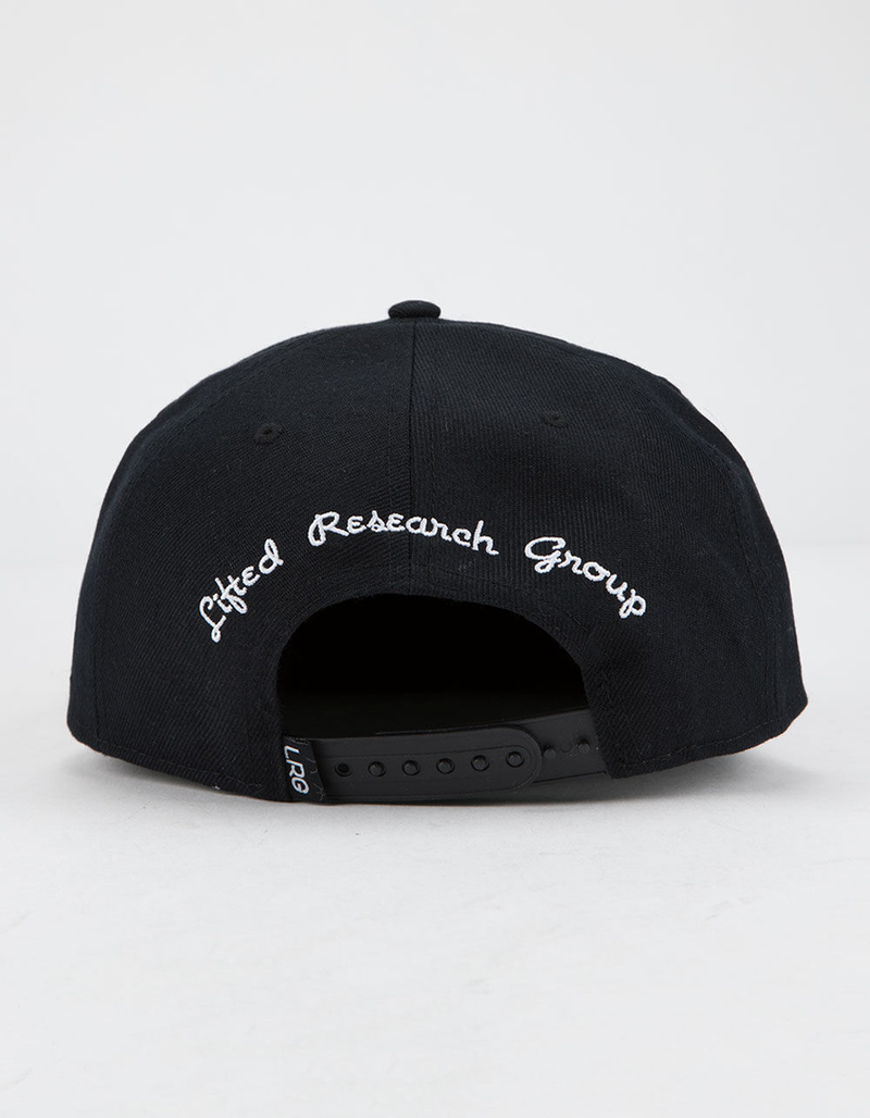 LRG Interception Black Mens Snapback Hat image number 1