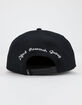LRG Interception Black Mens Snapback Hat image number 2