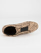 QUPID Elastic Womens Cheetah Slip-On Shoes image number 3
