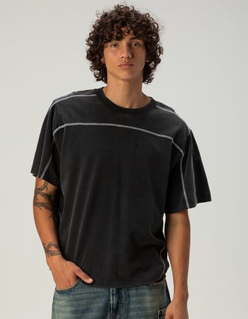RSQ Mens Seamed Boxy Tee Alternative Image