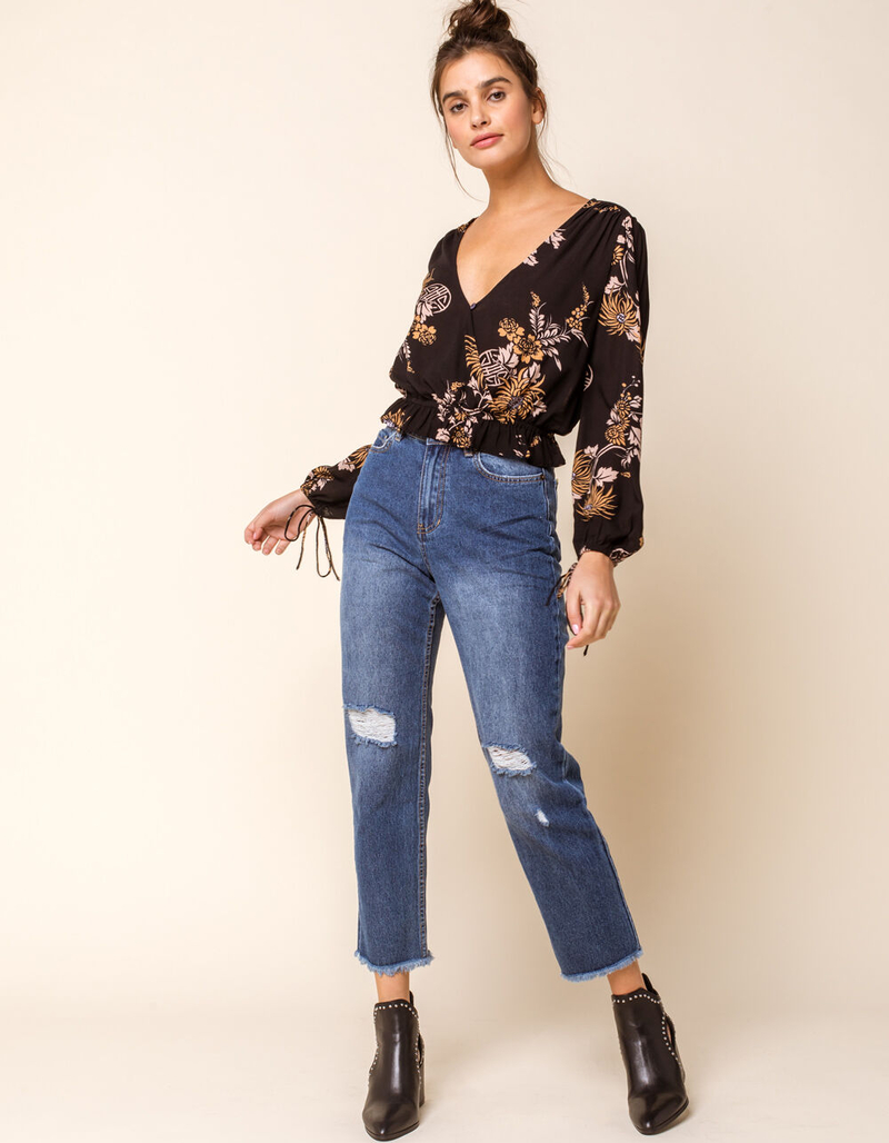 AMUSE SOCIETY Night Moves Womens Top image number 3