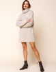 WEST OF MELROSE Keep It Chill Chunky Sweater Dress image number 4