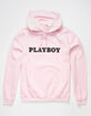 Playboy Logo Mens Pink Hoodie image number 2