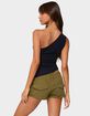 EDIKTED Knotted One Shoulder Asymmetric Top image number 3