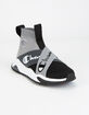 CHAMPION Rally Crossover Concrete & Black Boys Shoes image number 2