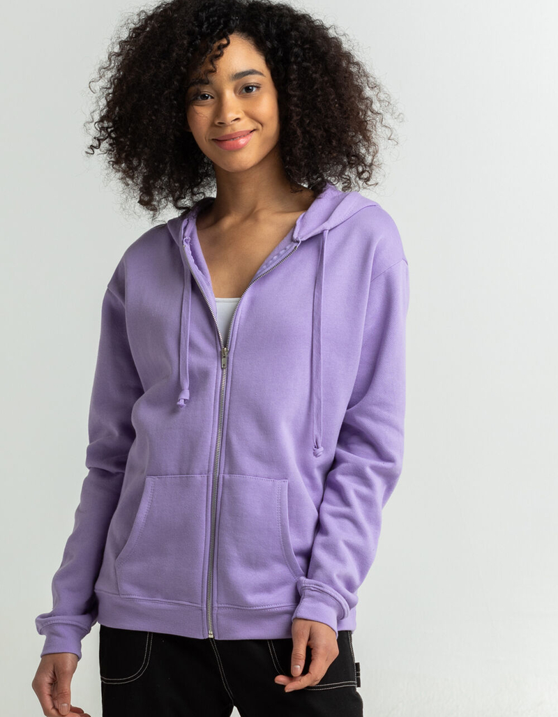 FULL TILT Womens Oversized Zip Up Hoodie image number 0