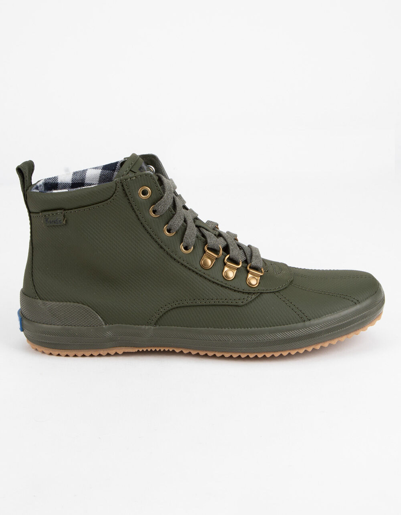 KEDS Scout Water-Resistant Olive Womens Boots image number 0