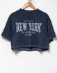 FULL TILT New York Womens Crop Tee image number 4