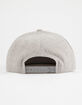 BRIXTON Jolt Light Heather Grey Mens Snapback Hat image number 2