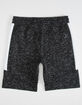 BROOKLYN CLOTH Side Stripe Mens Sweat Shorts image number 2