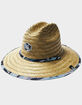 HEMLOCK HAT CO. Willy Little Kids Straw Lifeguard Hat image number 1