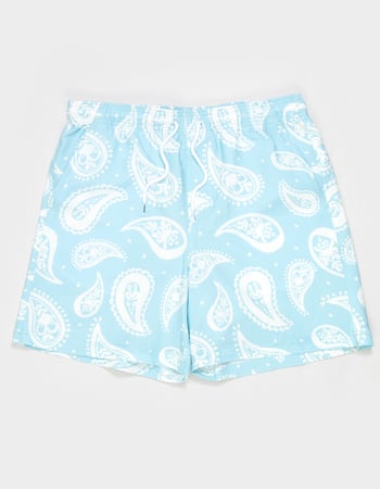RSQ Mens Seersucker 6.5" Swim Trunks Alternative Image