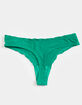 SKY & SPARROW Ribbed Lettuce Edge Thong image number 2